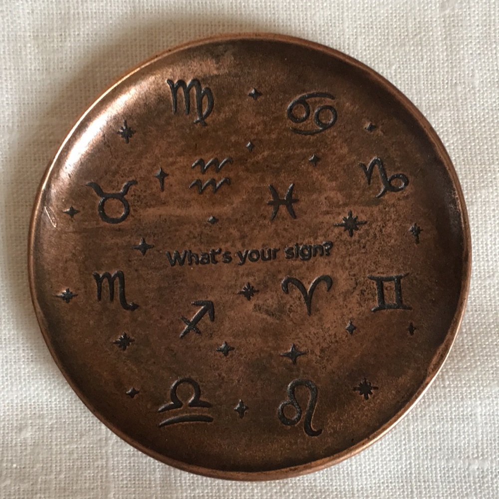 Cooper zodiac plate